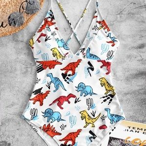 Zaful Dino Swimsuit HARD TO FIND